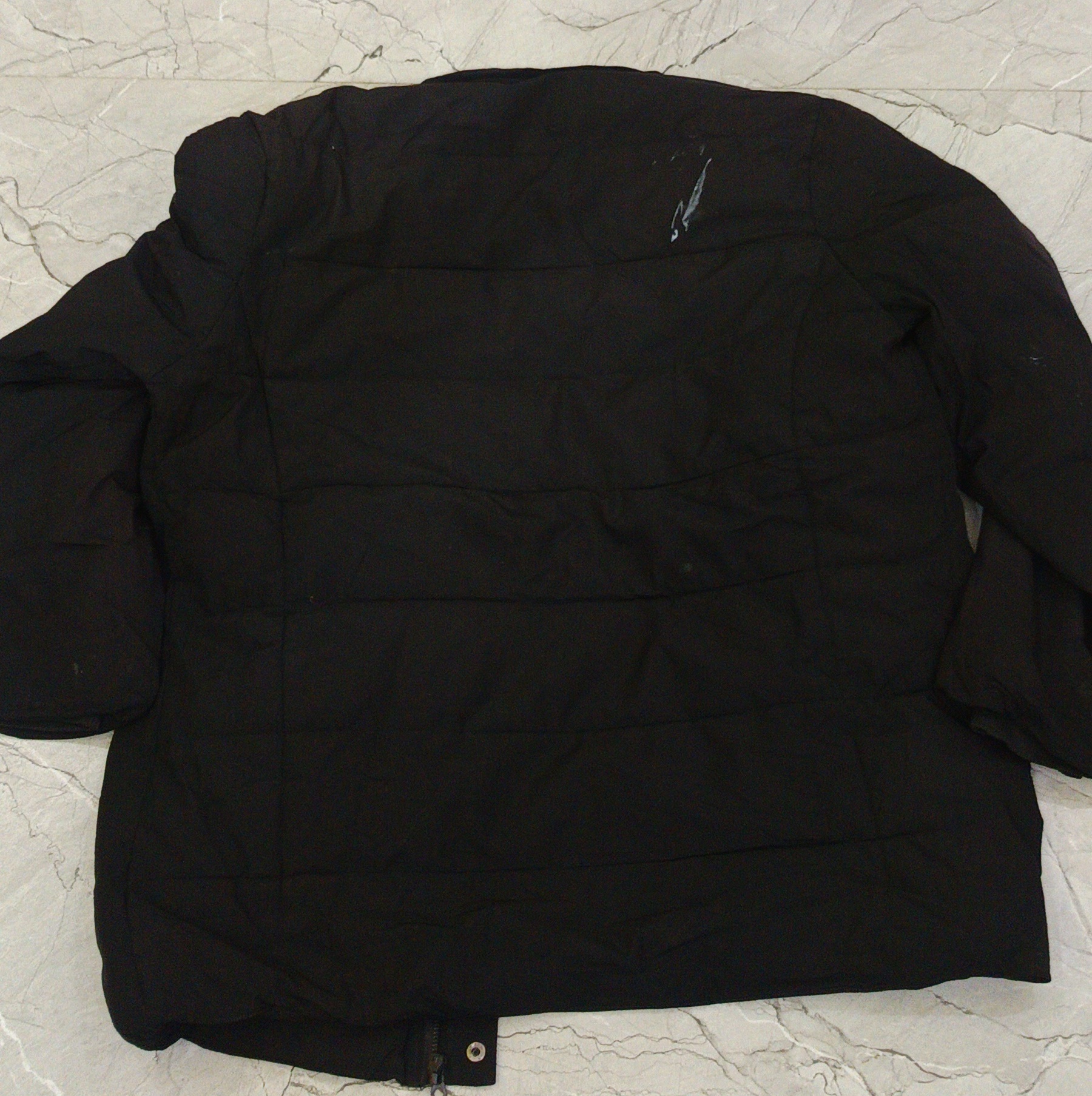 Men’s Black Quilted Puffer Jacket – Lightweight & Warm - Image 2