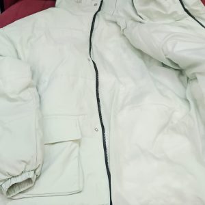 Light Green Hooded Winter Puffer Jacket